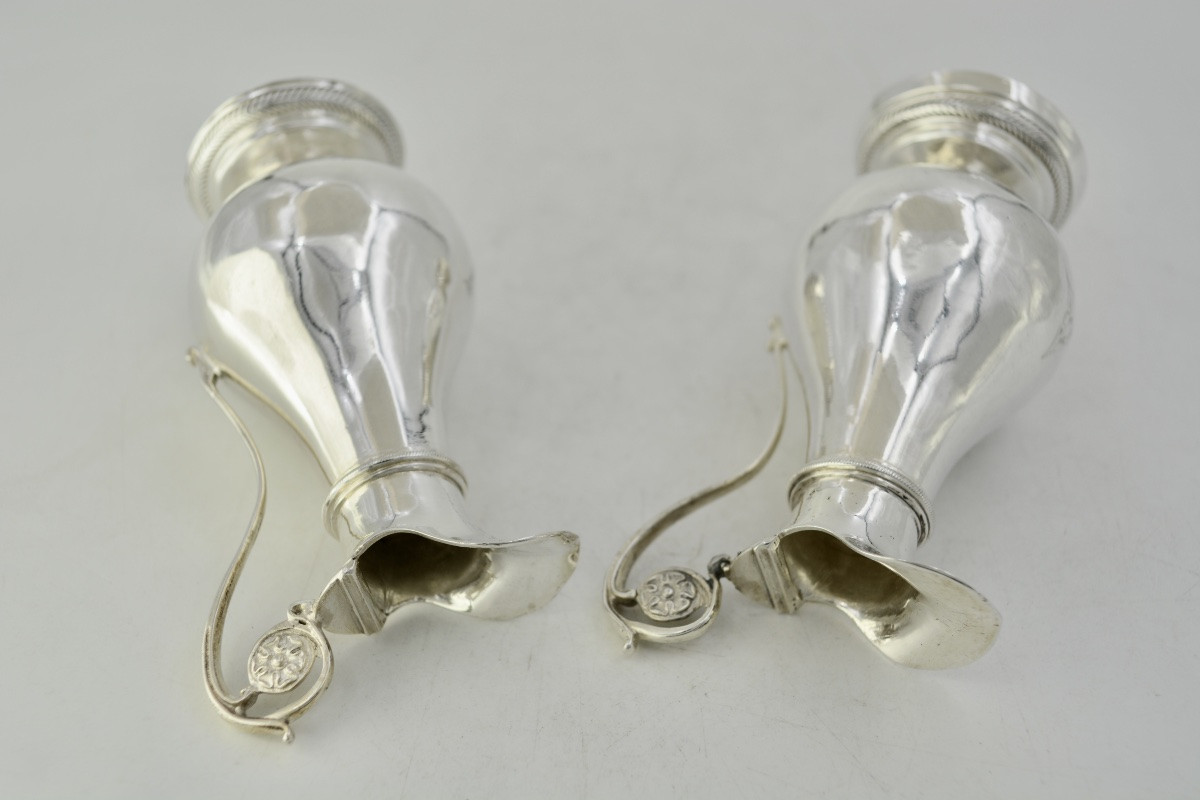 Pair Of Silver Cruets, France Circa 1819-1838 -photo-7