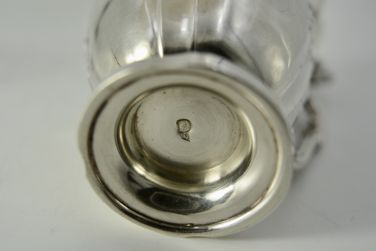 Silver Mustard Pot, France, Circa 1900-photo-3