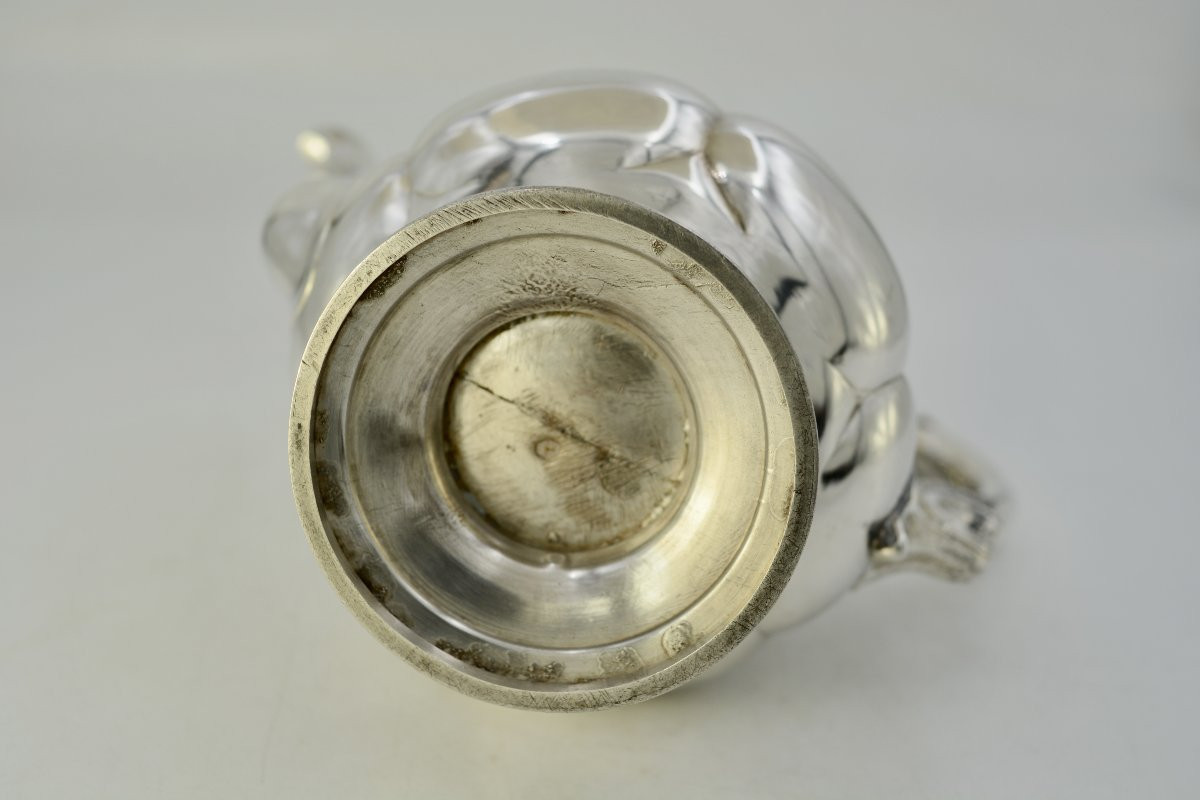 Silver Teapot, Netherlands, Circa 1850-photo-7
