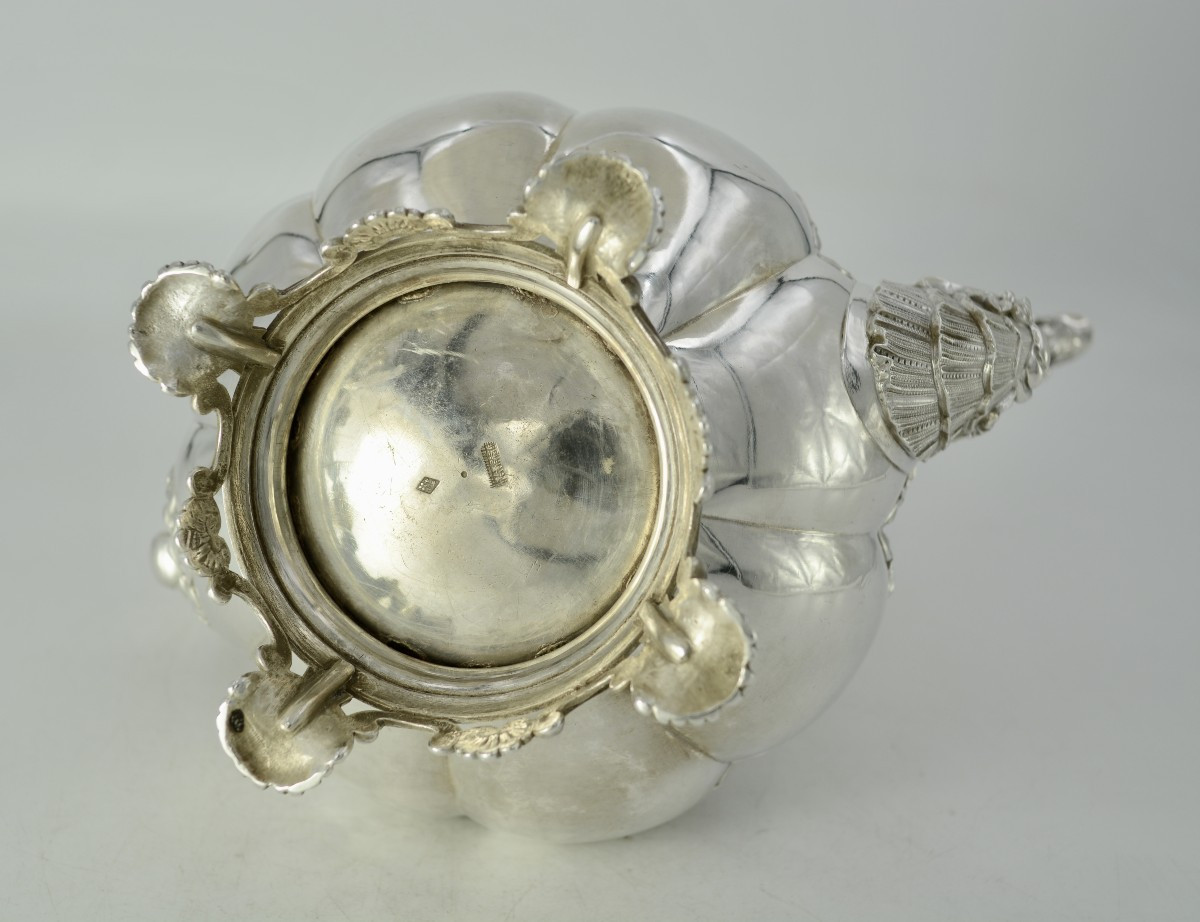 Silver Teapot, France, Circa 1850-photo-8