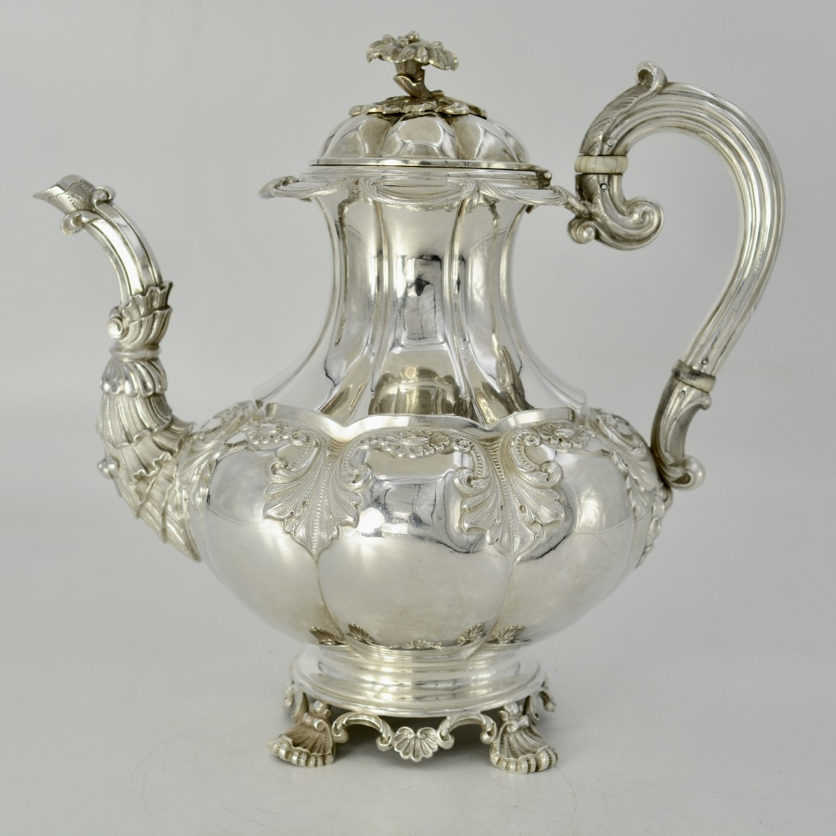 Silver Teapot, France, Circa 1850