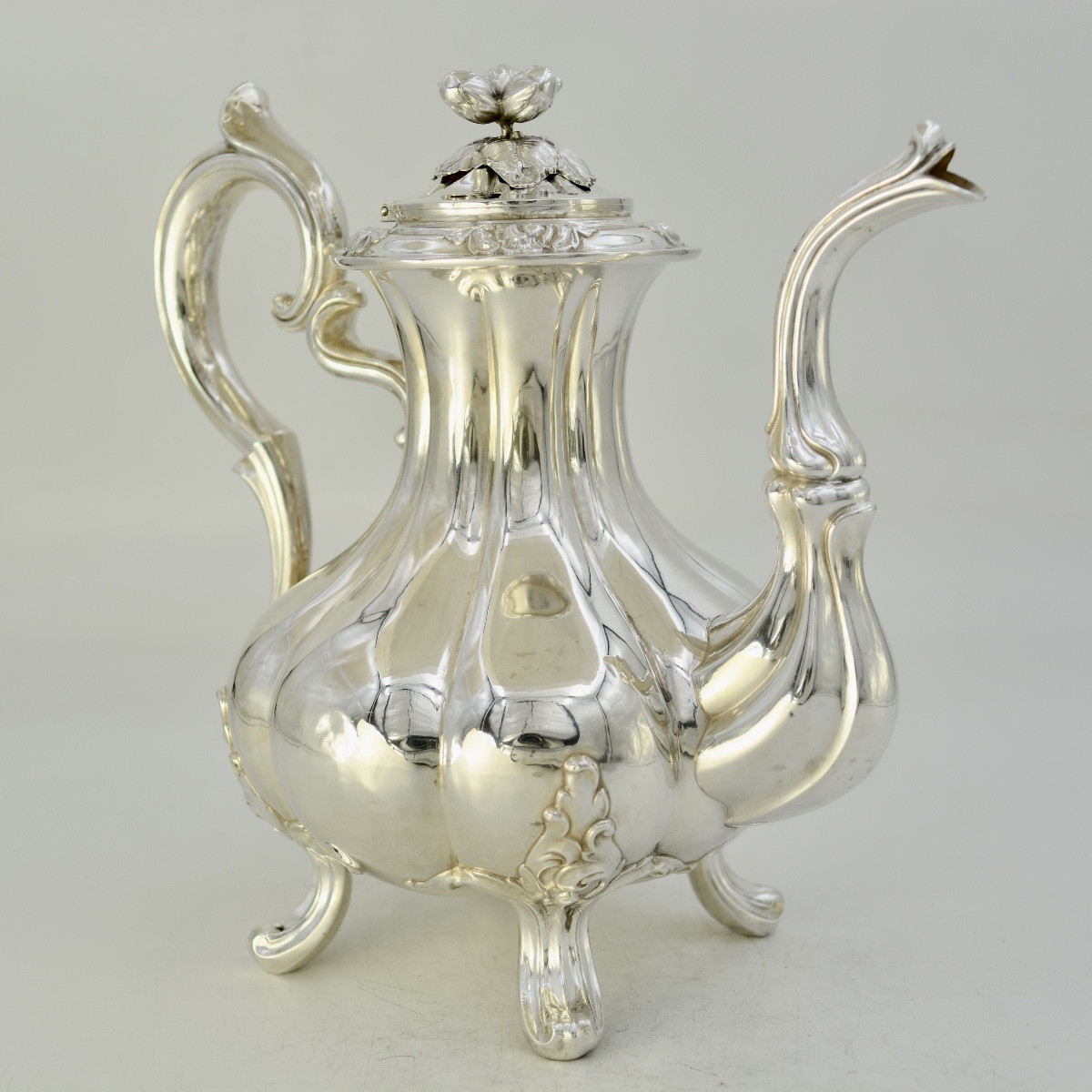Silver Teapot, France Circa 1900, Debain Silversmith 