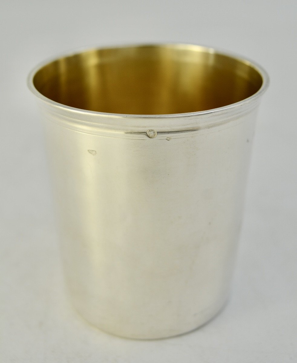 Timbale litron en argent France vers 1811