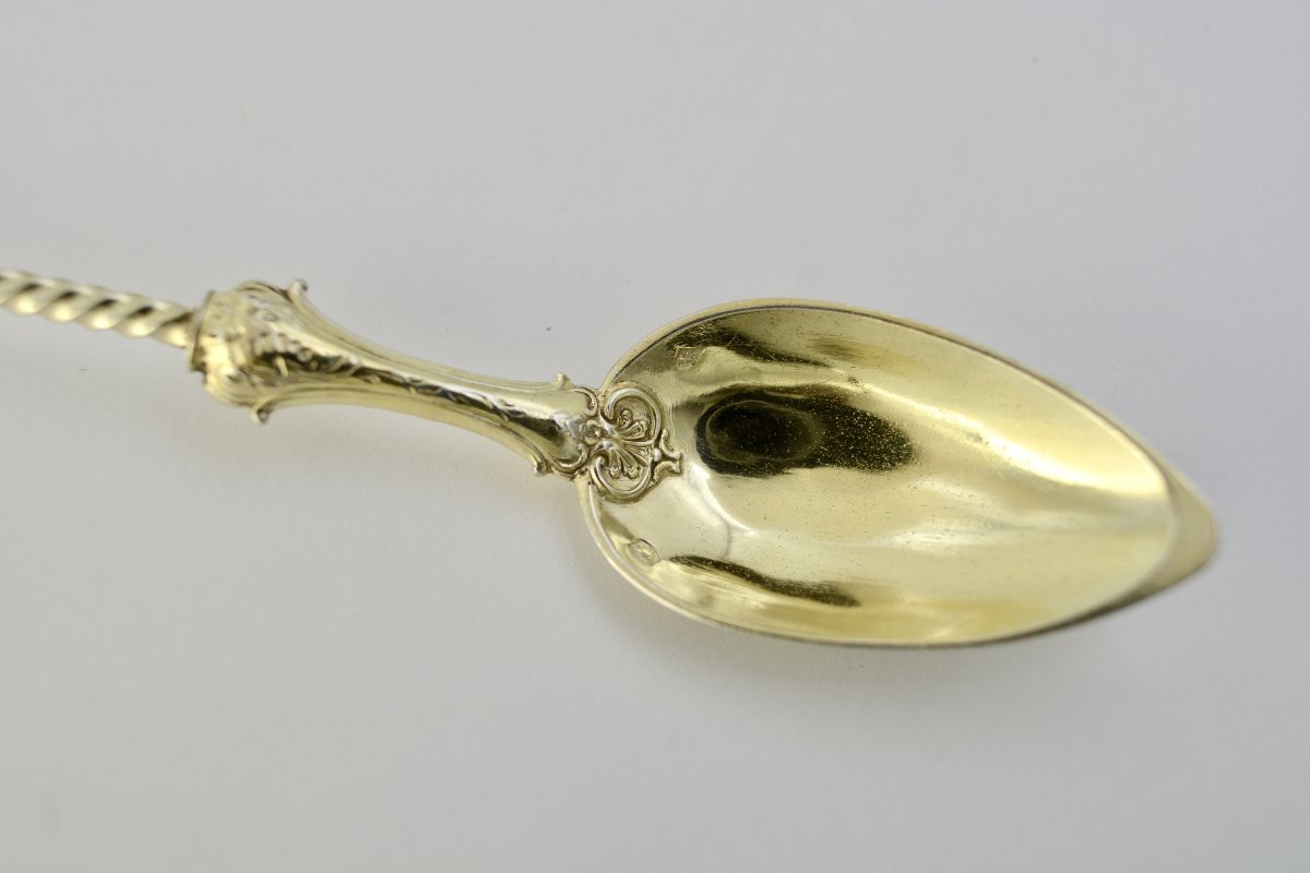 Cuillere à medicament France XIX eme siecle . -photo-1