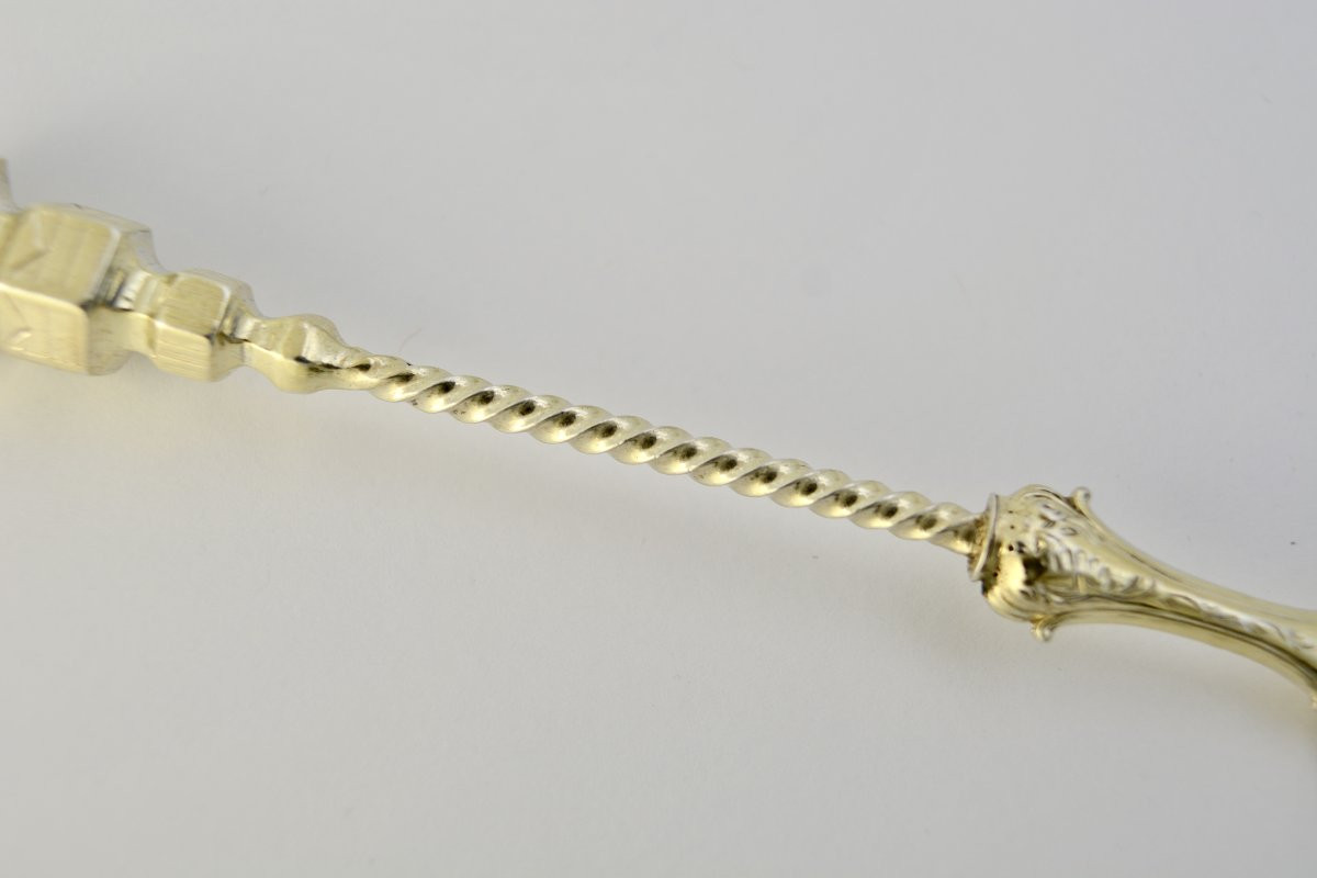 Cuillere à medicament France XIX eme siecle . -photo-3