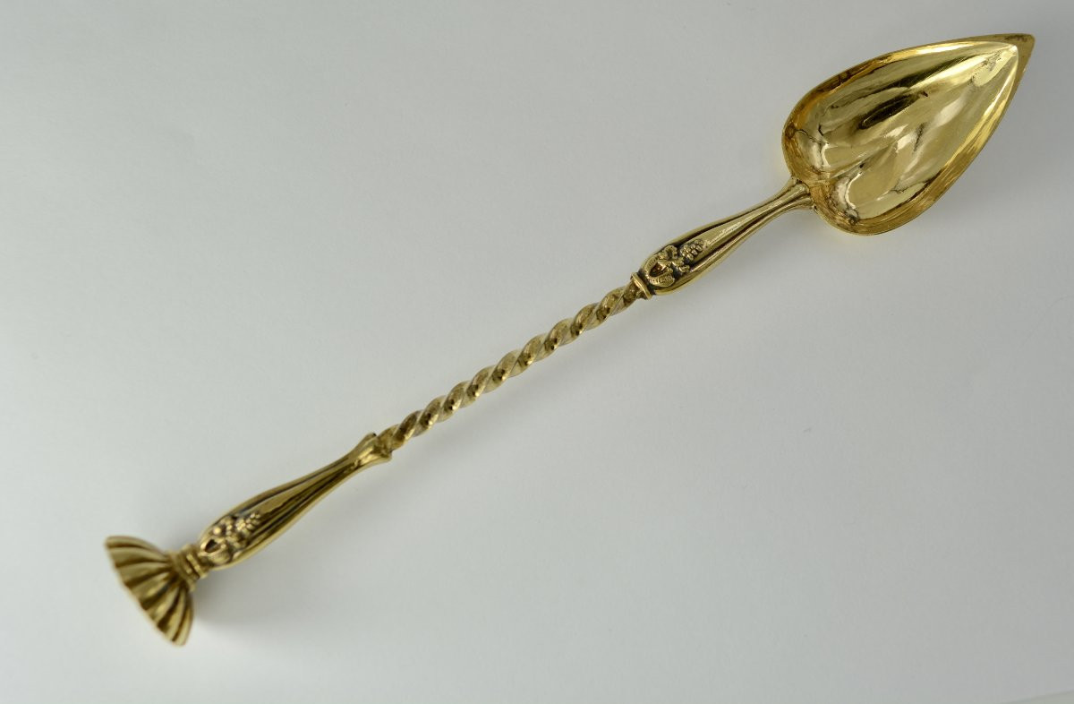 Cuillere à medicament France XIX eme siecle . -photo-4