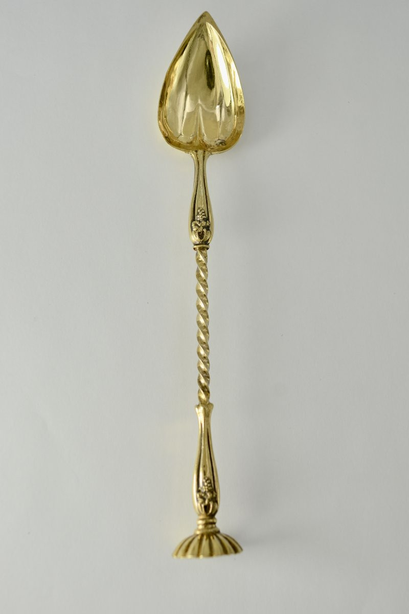 Cuillere à medicament France XIX eme siecle . -photo-3