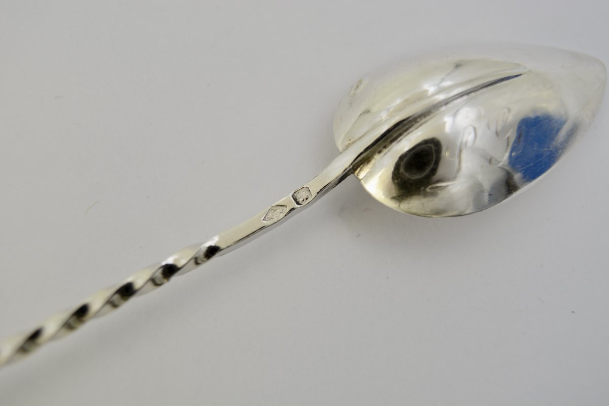 Cuillere à medicament France XIX eme siecle . -photo-3