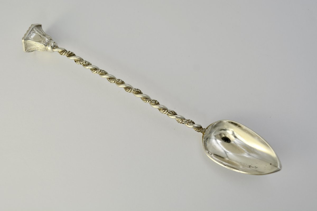 Cuillere à medicament France XIX eme siecle . -photo-4