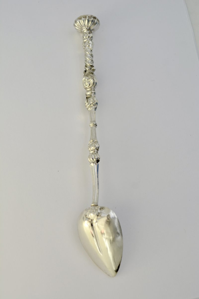 Cuillere à medicament France XIX eme siecle . -photo-2