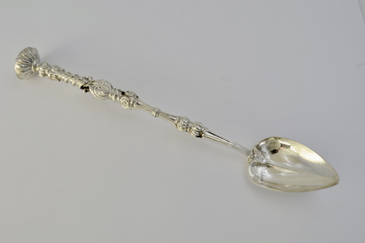 Cuillere à medicament France XIX eme siecle . -photo-4