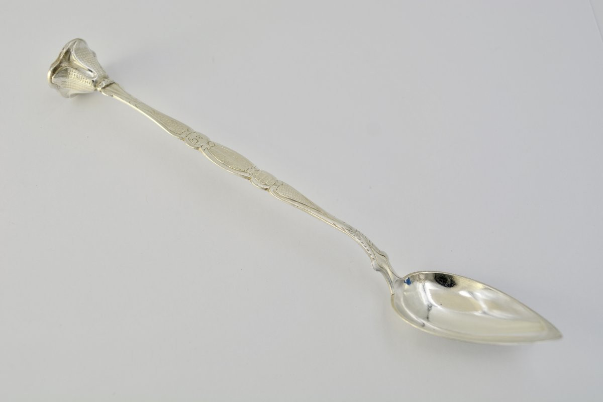 Cuillere à medicament France XIX eme siecle . -photo-2
