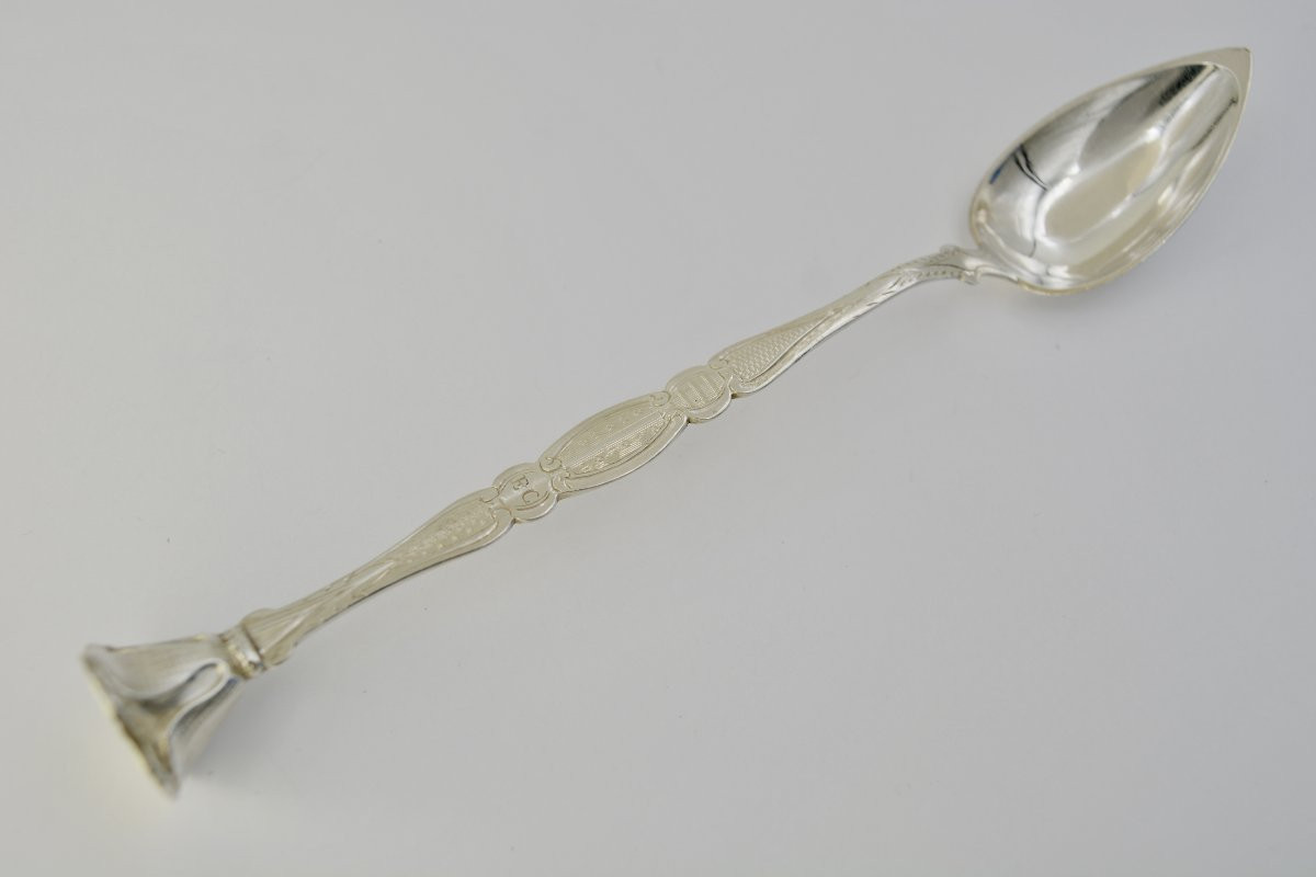 Cuillere à medicament France XIX eme siecle . -photo-3