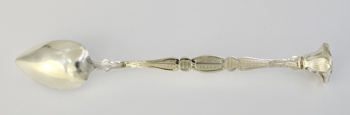 Cuillere à medicament France XIX eme siecle . -photo-1