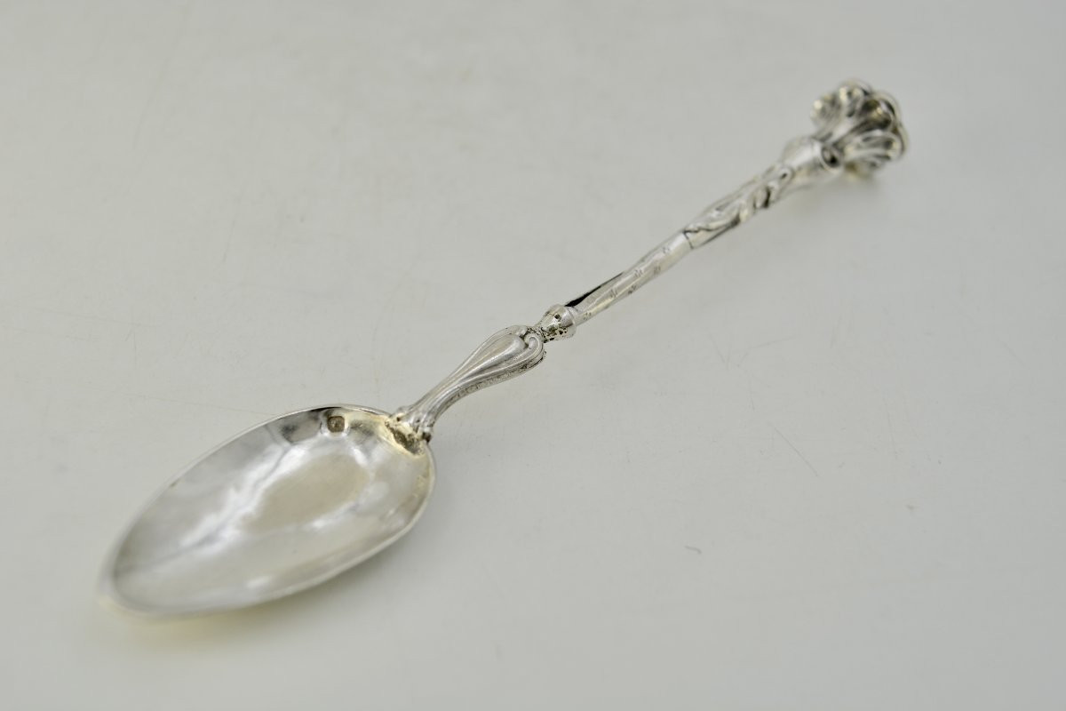 Cuillere à medicament France XIX eme siecle . -photo-3