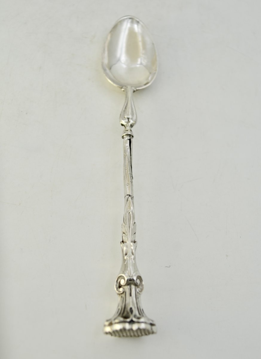 Cuillere à medicament France XIX eme siecle . -photo-2