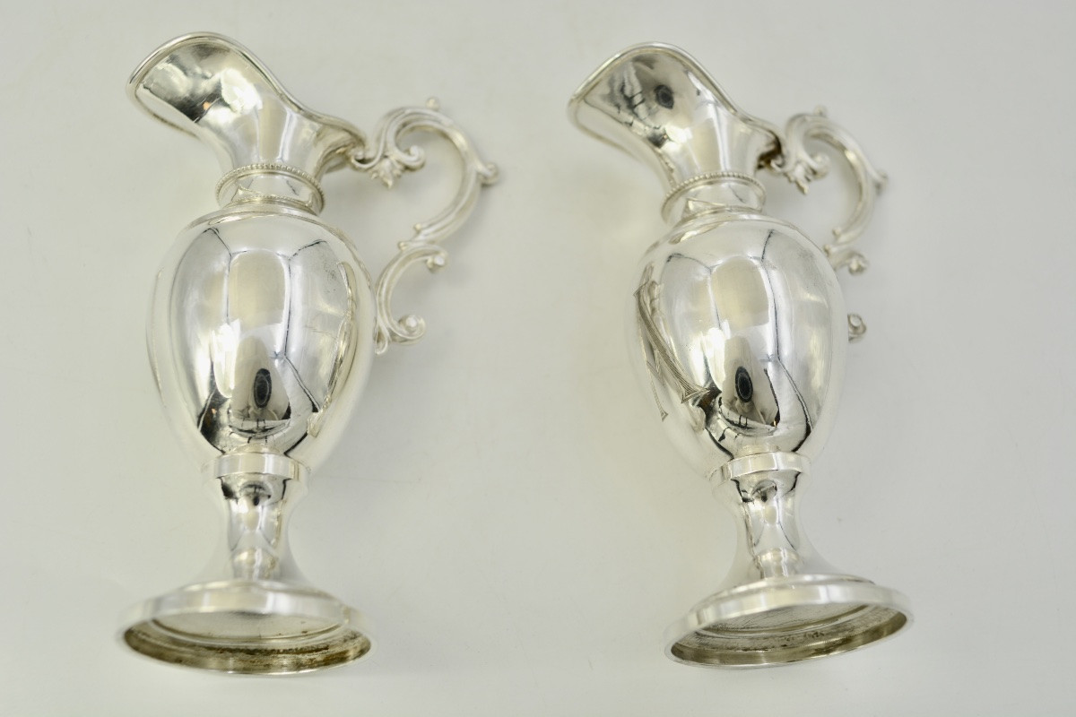 paire de burettes d'eglise, France vers 1900-photo-5