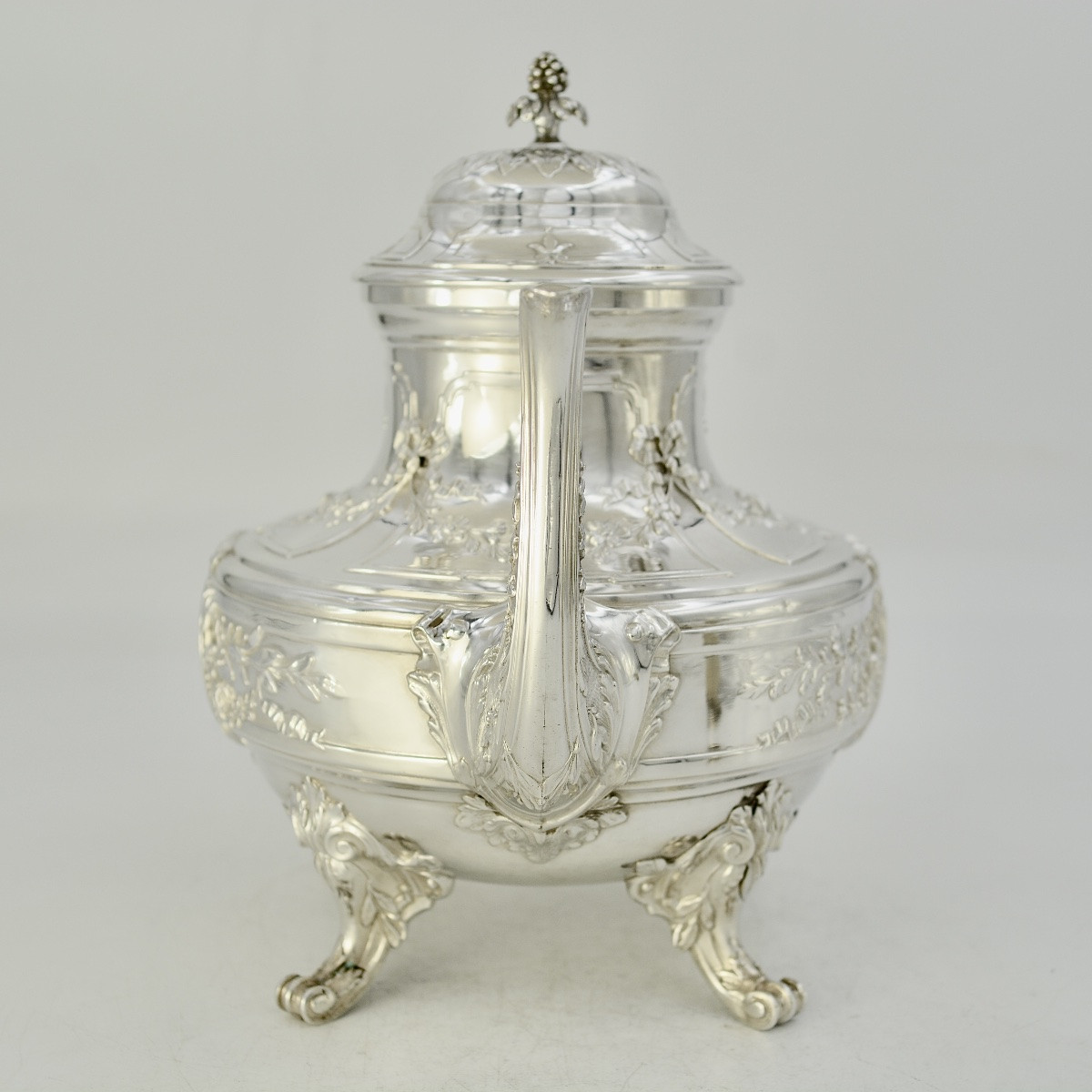 Silver Teapot , France XIX Eme Siecle , By Têtard Frères-photo-2