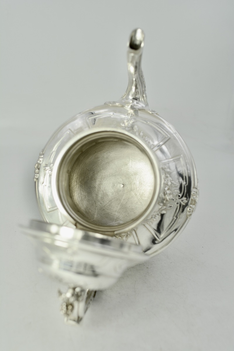 Silver Teapot , France XIX Eme Siecle , By Têtard Frères-photo-6