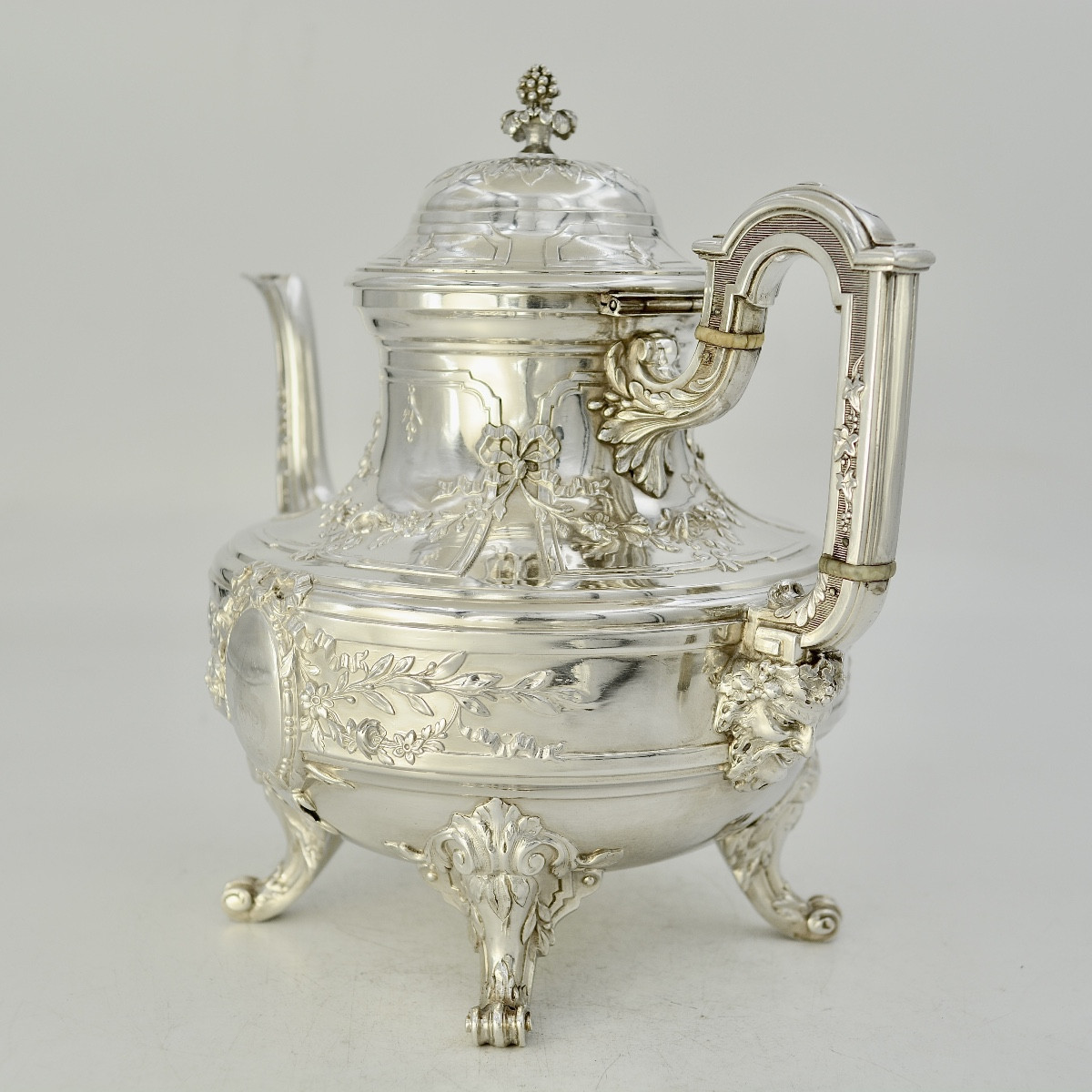 Silver Teapot , France XIX Eme Siecle , By Têtard Frères