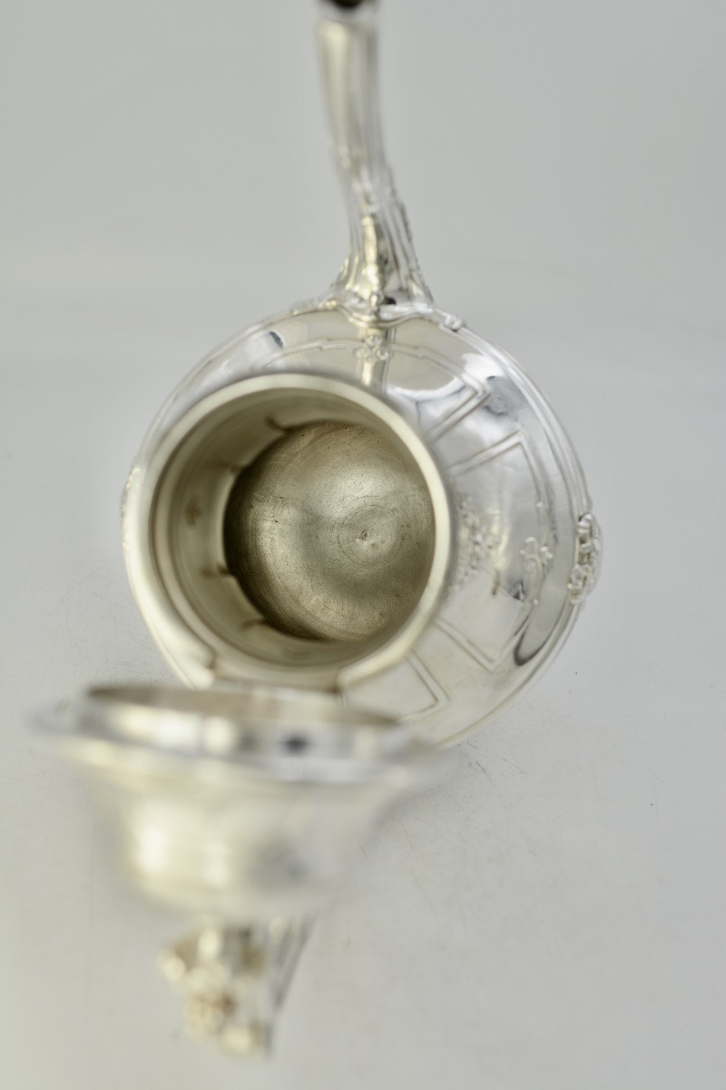 Silver Teapot / Pot, France XIX Eme Siecle , By Têtard Frères-photo-5