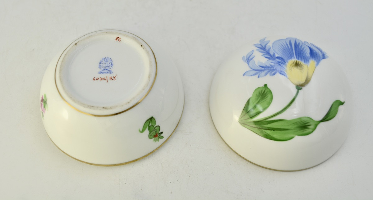 Herend, Hungary, Porcelain Box 20th Century-photo-6