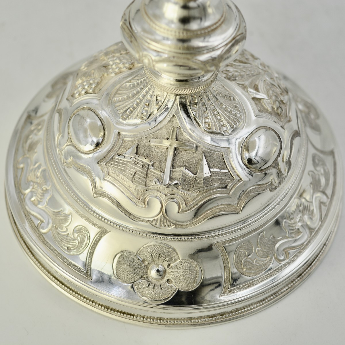 Calice Et Sa Patene, Ftrance XIX Eme Siecle. Puche Orfevre .-photo-4