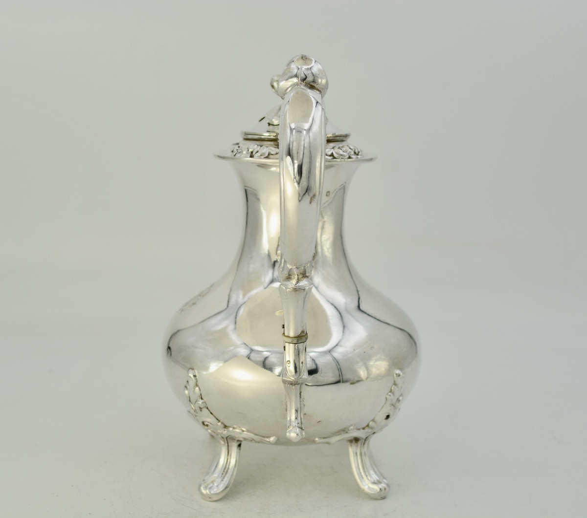 Théière en argent , France vers 1900 Debain Orfèvre -photo-2