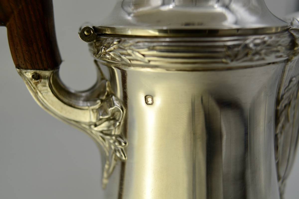 Verseuse En Argent France XIX Eme Siecle-photo-2