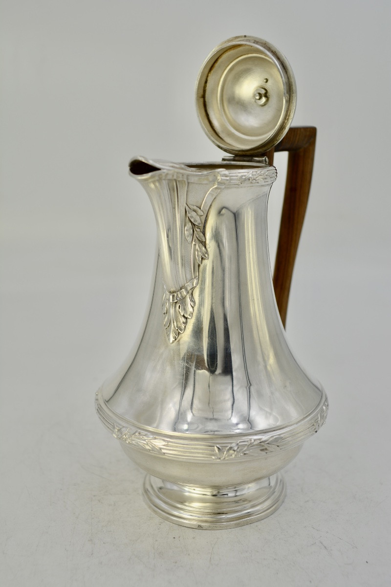 Verseuse En Argent France XIX Eme Siecle-photo-4