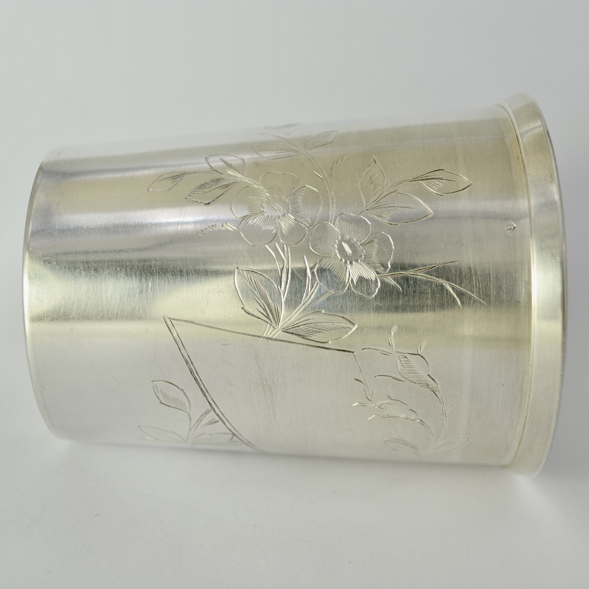 Timbale argent Art Nouveau, France vers 1900-photo-4