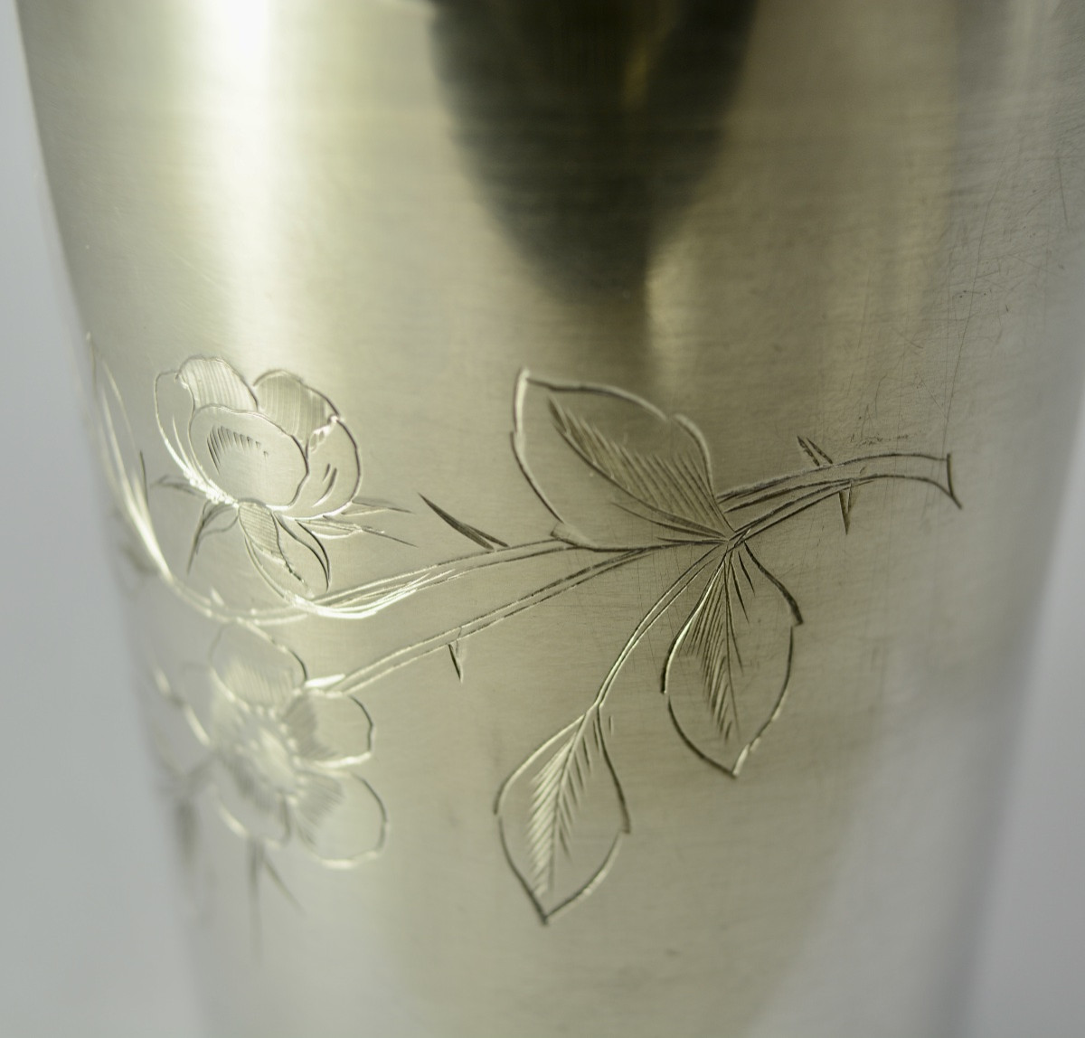 Timbale argent Art Nouveau, France vers 1900-photo-6