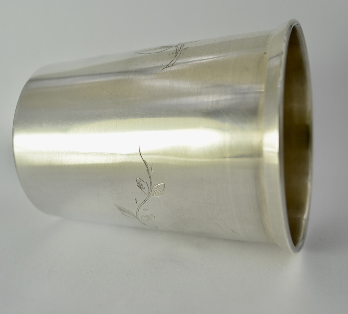 Timbale argent Art Nouveau, France vers 1900-photo-7