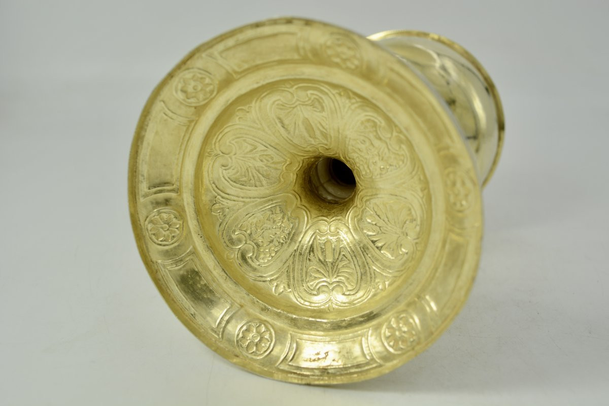 Gilt Silver Ciborium, France Circa 1820, City Of Pau-photo-5