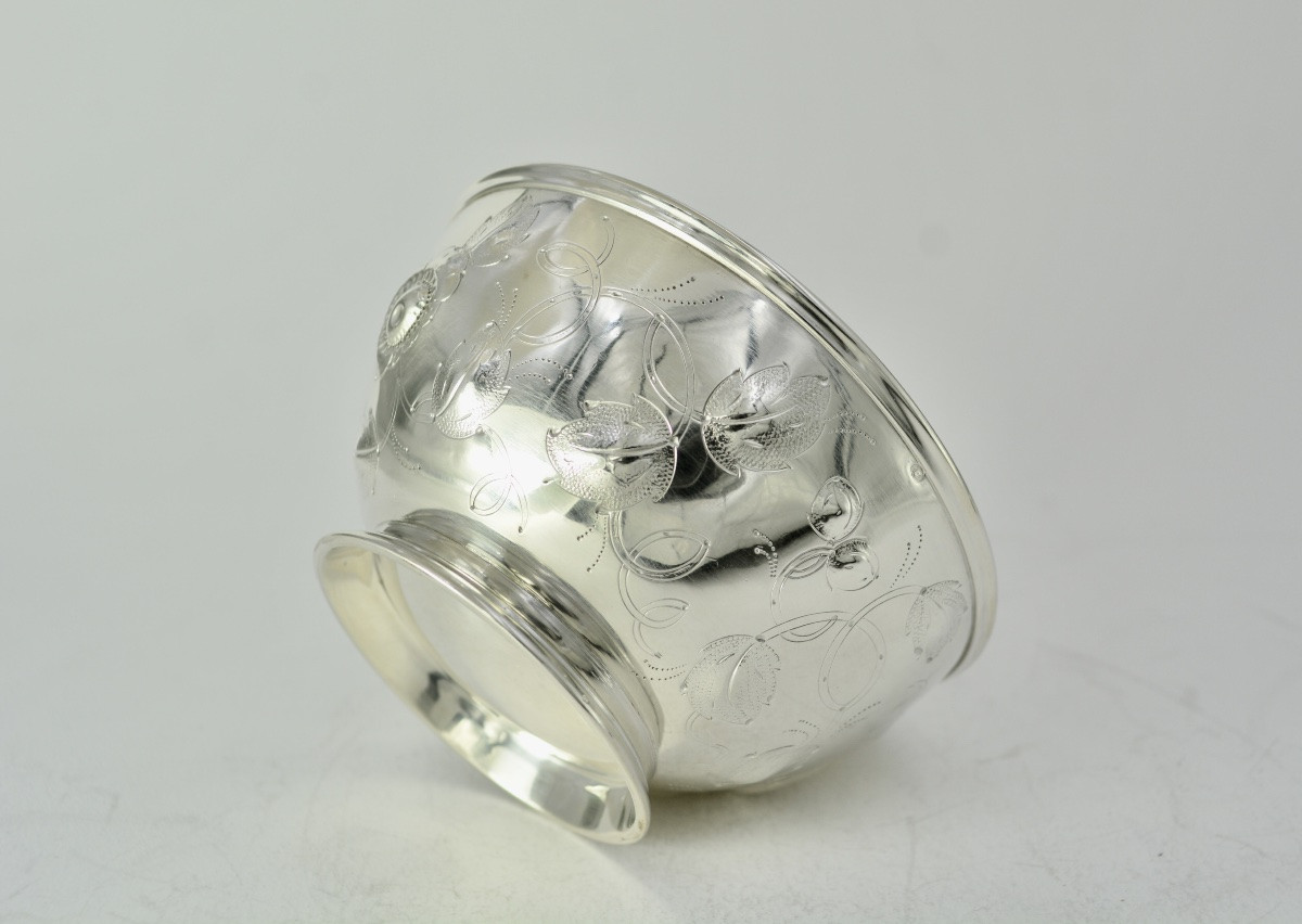 Silver Bowl (art Nouveau, Usa, Circa 1900)-photo-4