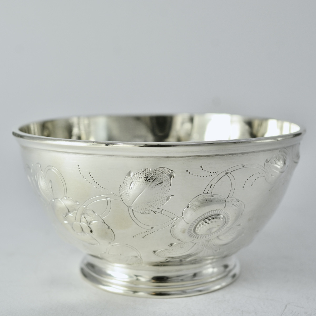 Silver Bowl (art Nouveau, Usa, Circa 1900)