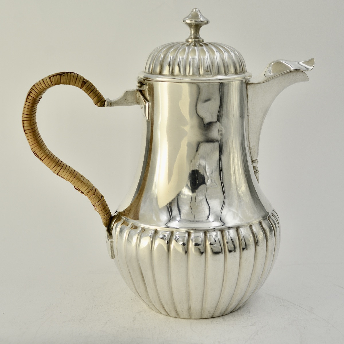 Silver Coffee Pot, France Circa 1900-photo-3