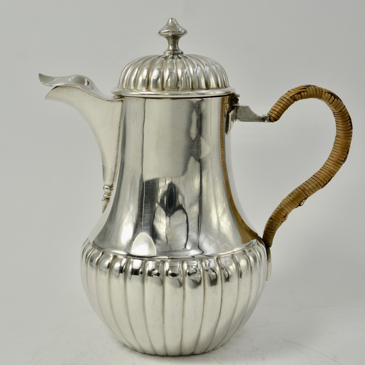 Silver Coffee Pot, France Circa 1900-photo-4