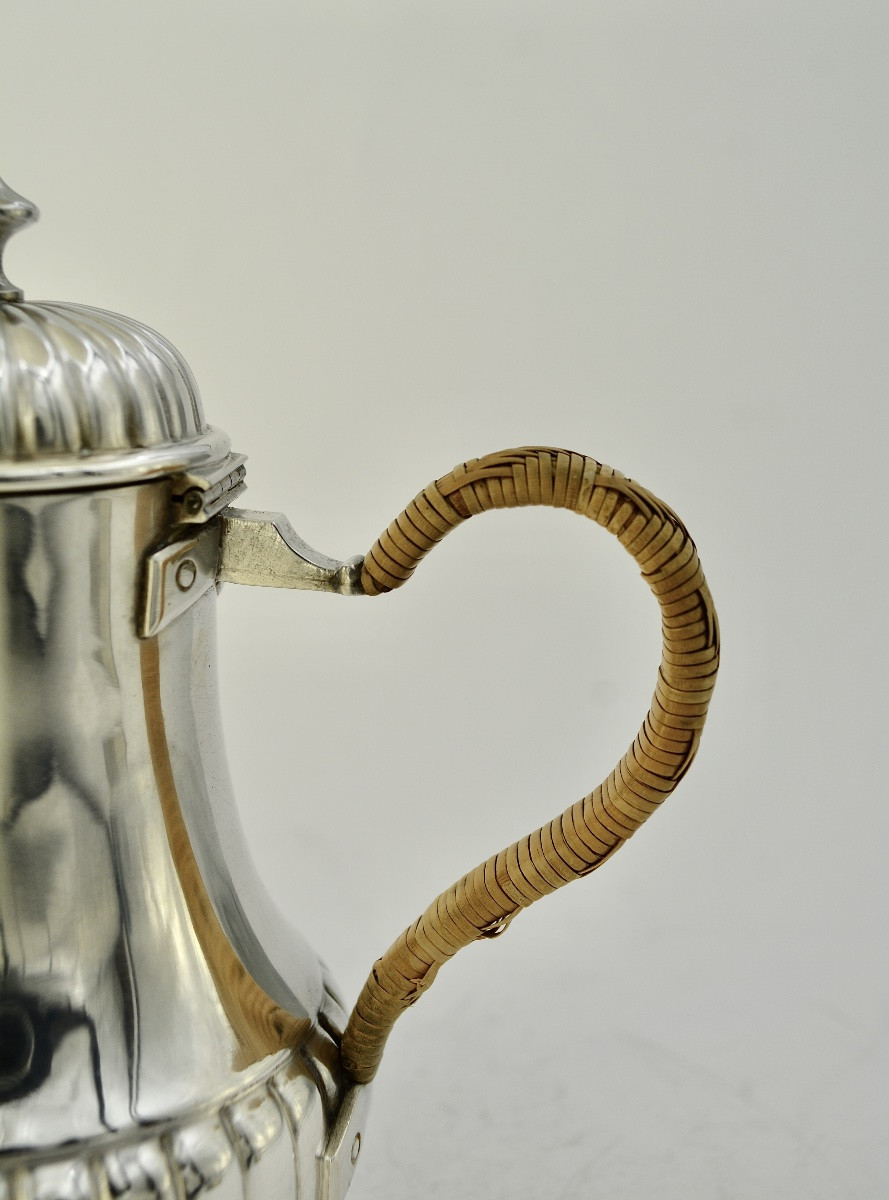 Silver Coffee Pot, France Circa 1900-photo-4