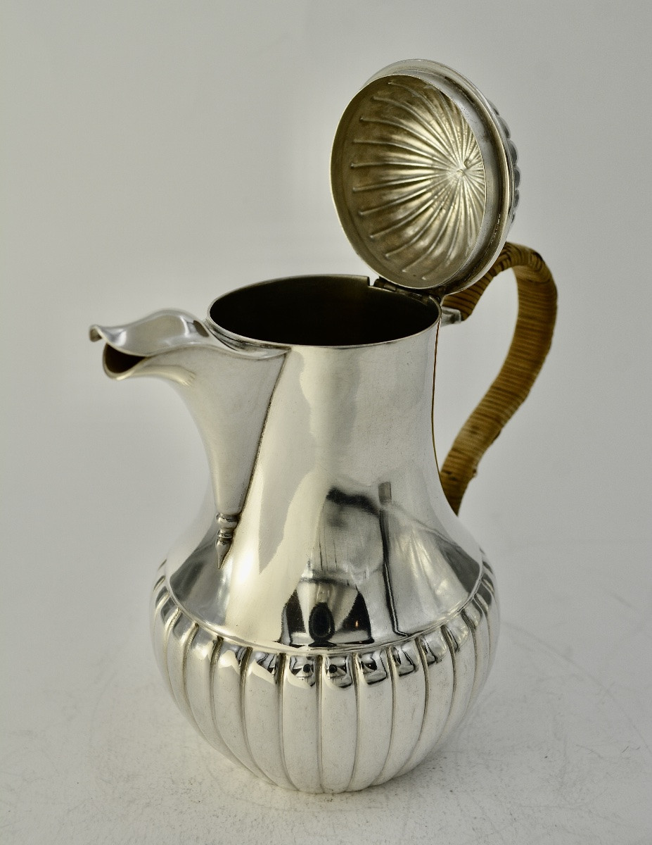 Silver Coffee Pot, France Circa 1900-photo-5