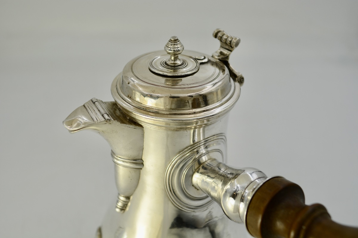 Chocolatière en argent France XVIIIeme siècle, Paris vers 1775-photo-3