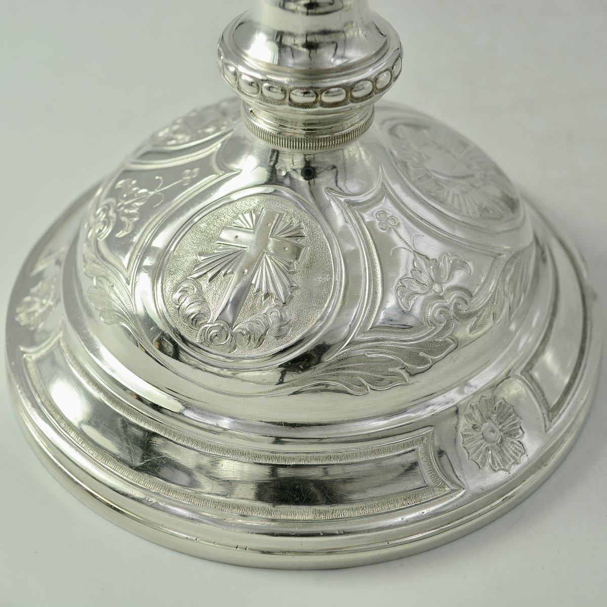 Chalice, Patene Coffre, France Circa 1850-photo-4