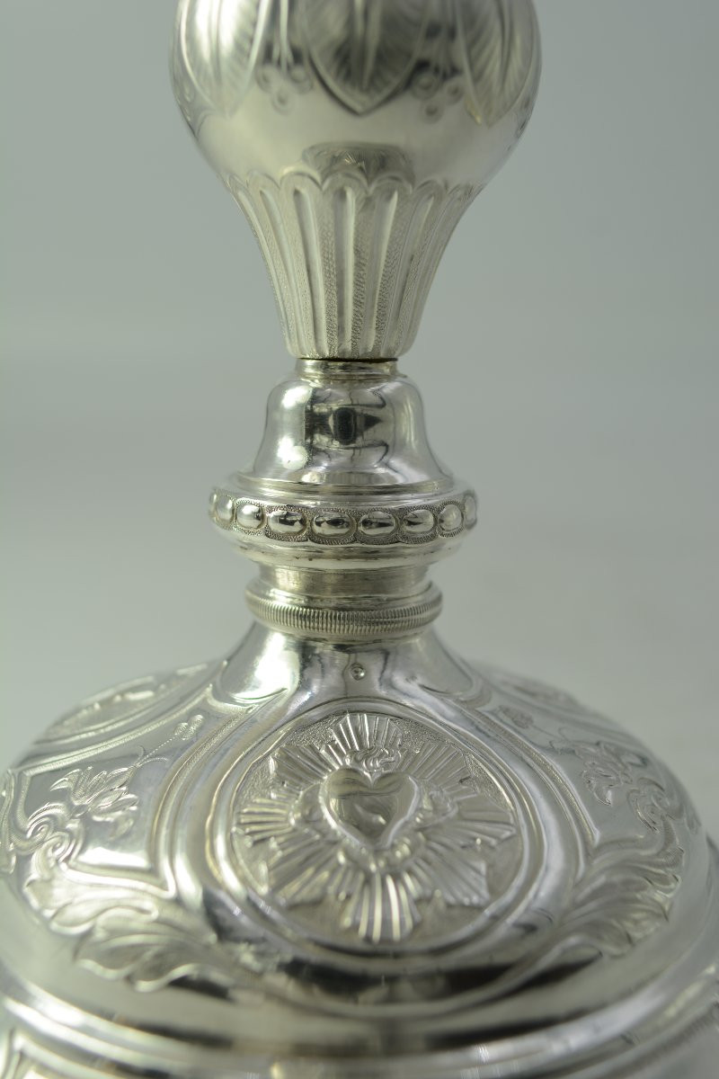 Chalice, Patene Coffre, France Circa 1850-photo-5