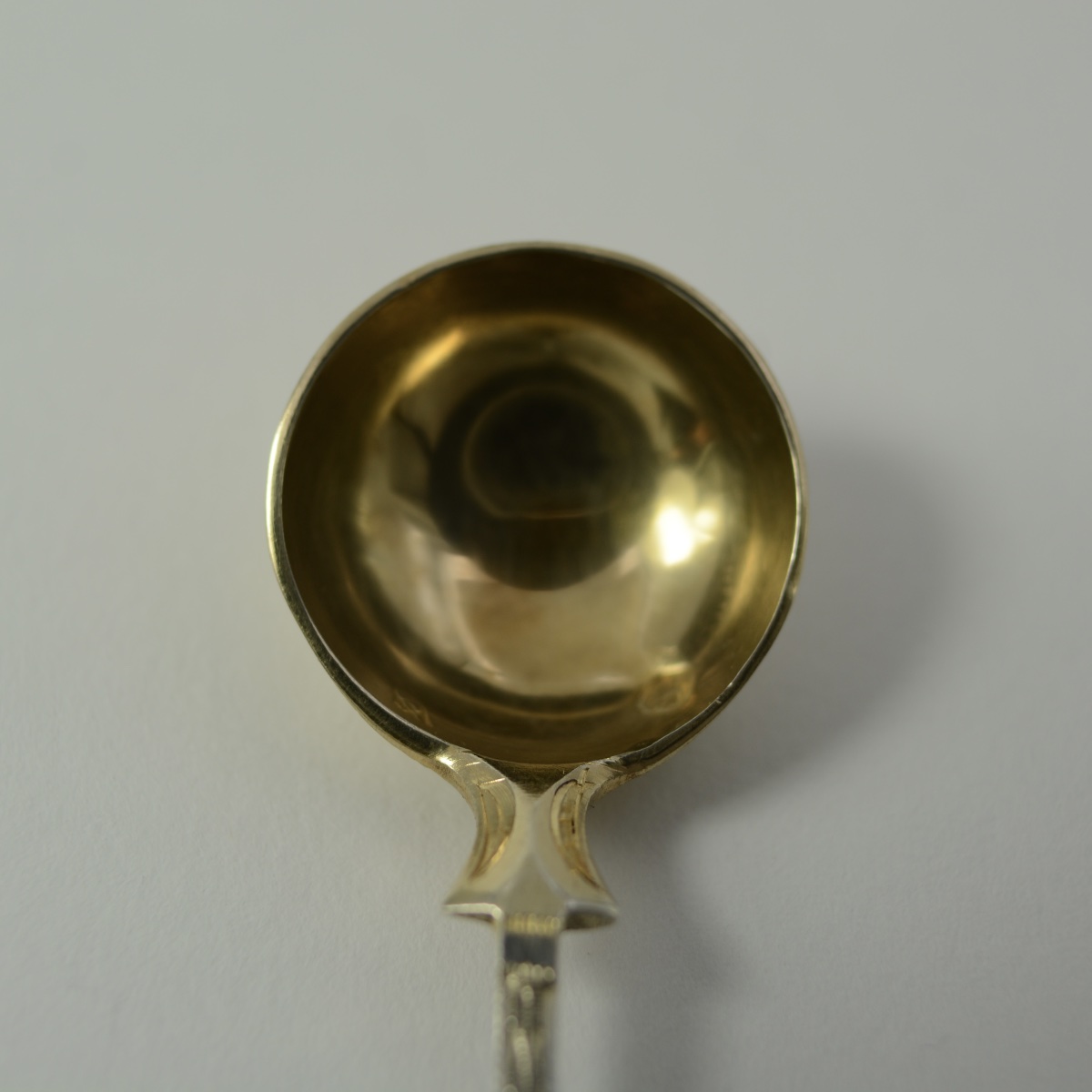 Cuillere à moutard en argent France  vers 1900-photo-2