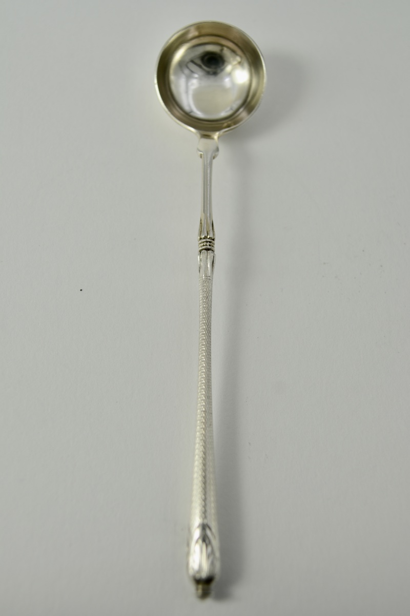 Cuillere à moutard en argent France  vers 1900-photo-2