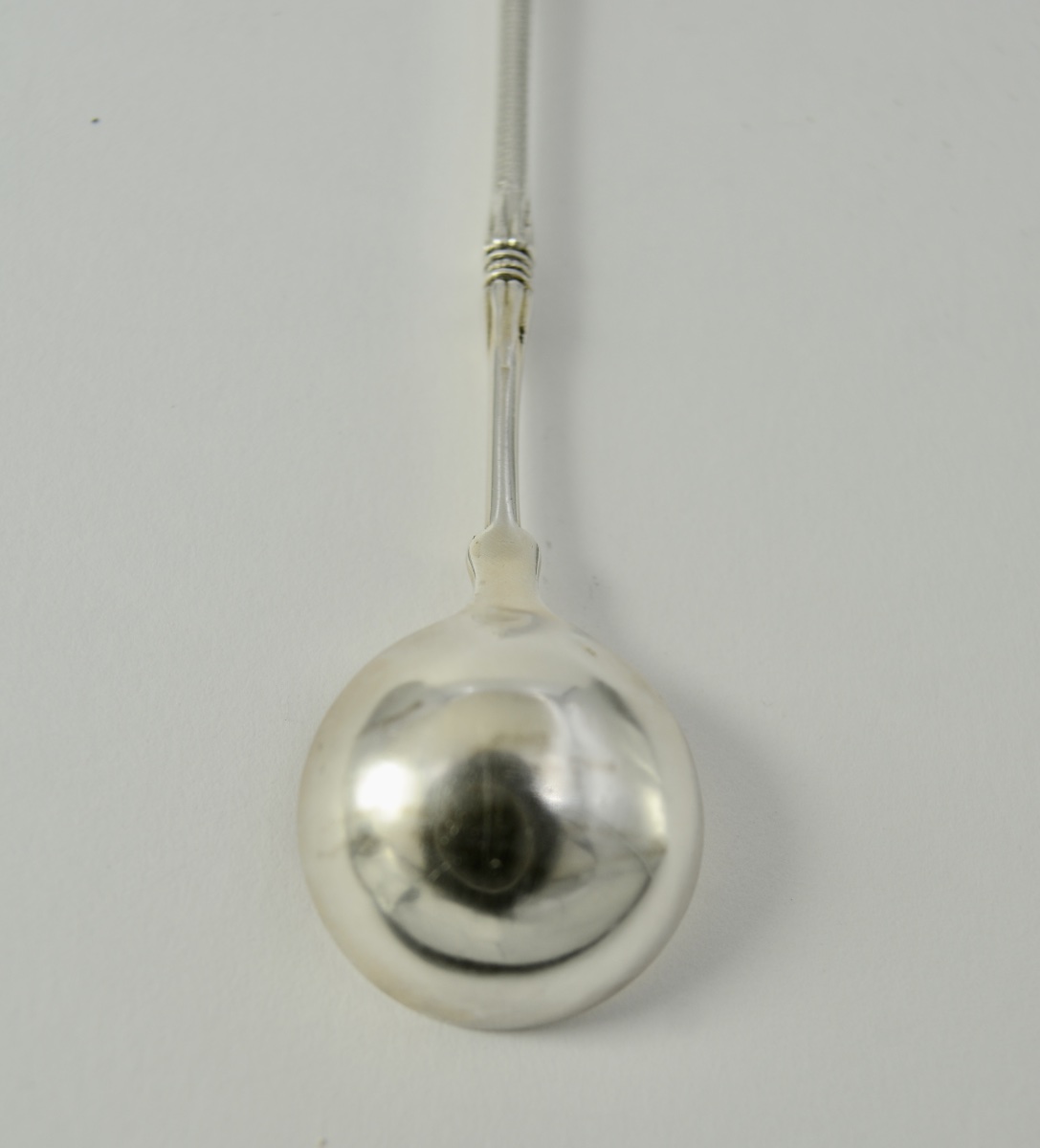 Cuillere à moutard en argent France  vers 1900-photo-4