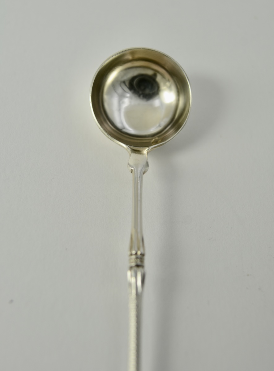 Cuillere à moutard en argent France  vers 1900-photo-6