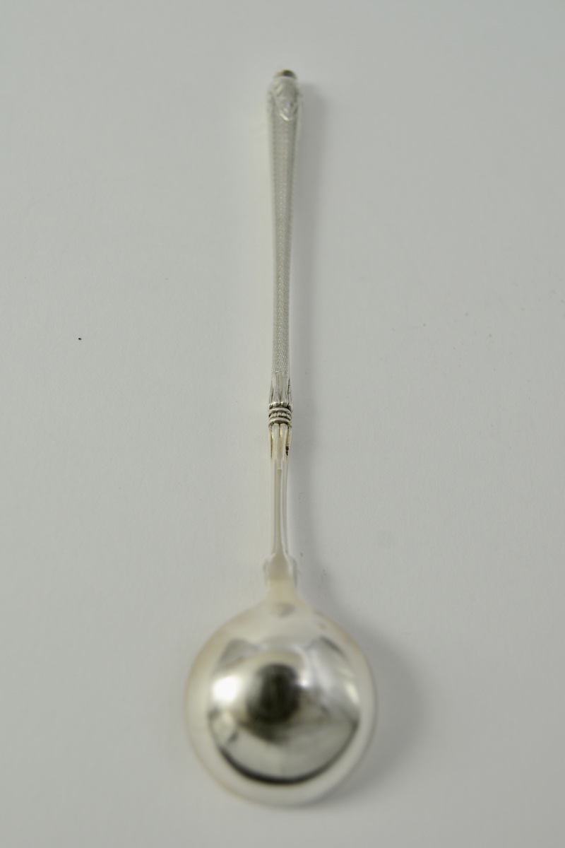 Cuillere à moutard en argent France  vers 1900-photo-7