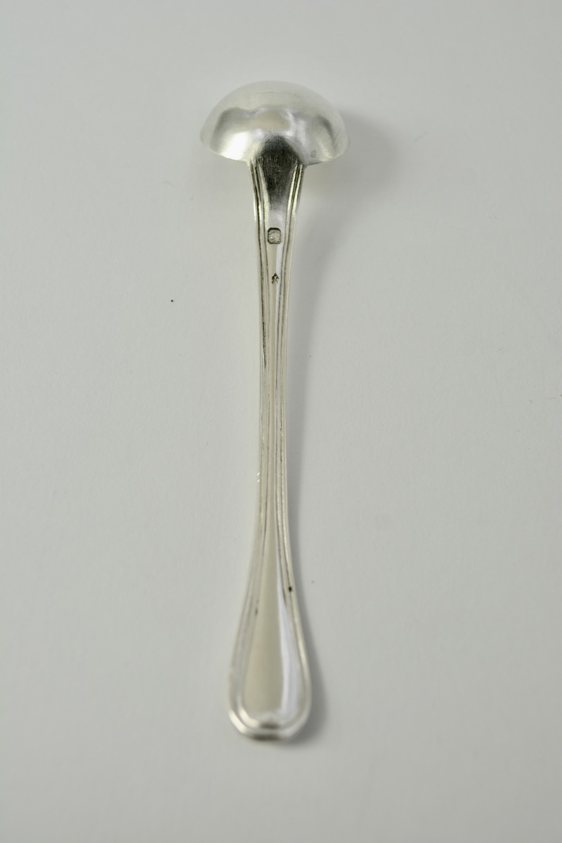 Silver Mustard Spoon France Circa 1900-photo-2