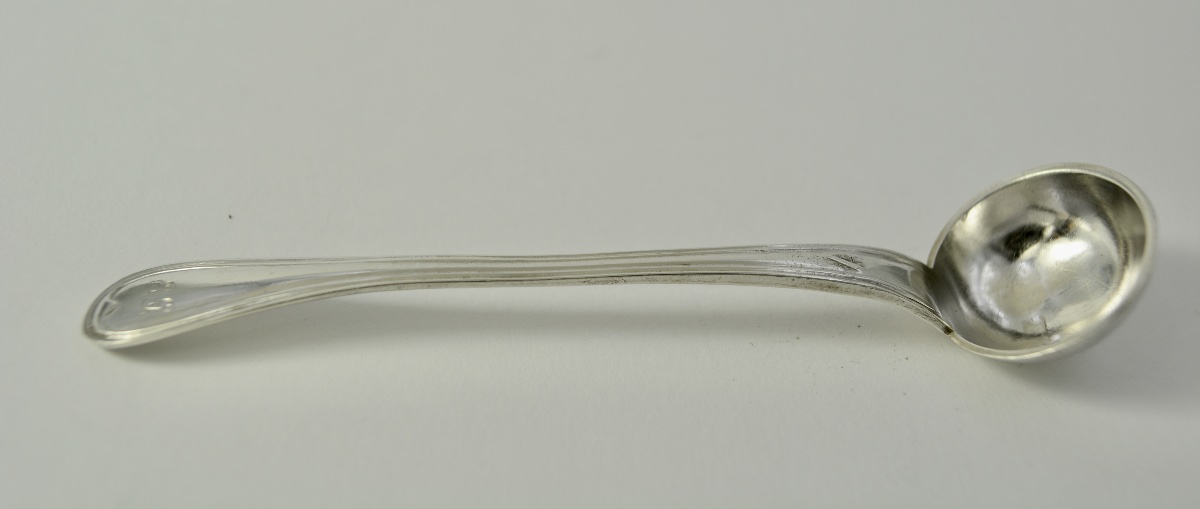 Silver Mustard Spoon France Circa 1900-photo-4